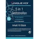 Unique Koi 5 in 1 Teststreifen (10 Stück)