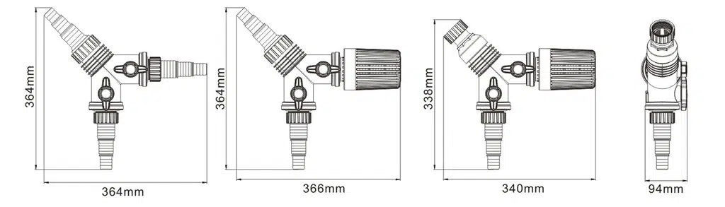 Verteiler Skizze Auga 3-Wege Verteiler MD-3 – Bild 3
