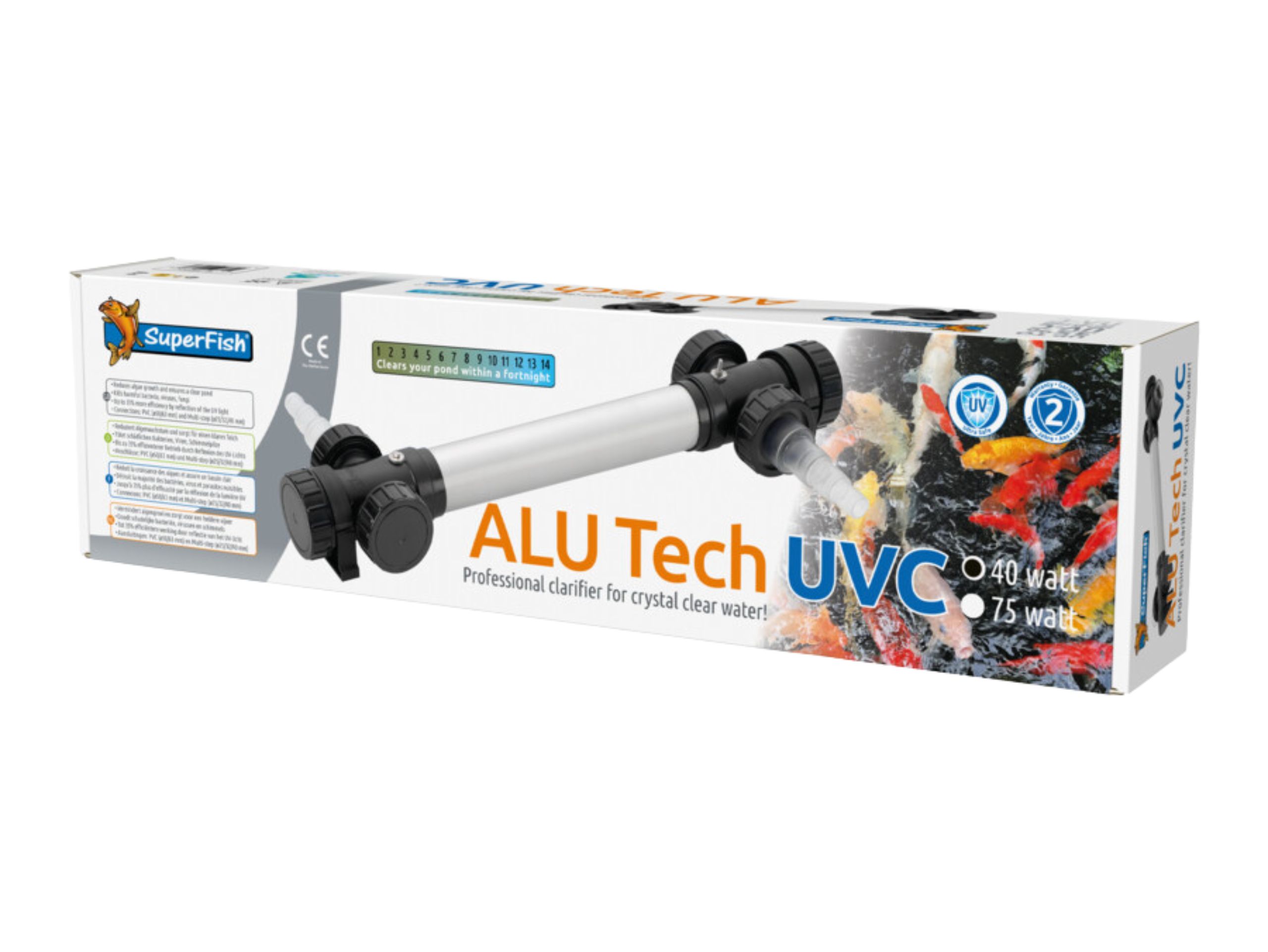 SuperFish_Alutech_40Watt SuperFish Alutech 40 Watt Teichklärer UVC-Gerät