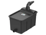 Kleiner Teichfilter mit Pumpe und UV-Lampe. Direkt einsatzbereit.