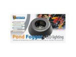 Pond Fogger mit integrierter LED-Beleuchtung, Produktverpackung für Teichnebelgerät, ideal zur Verbesserung der Teichästhetik.