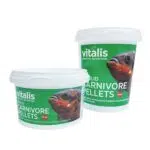 Pellets für fleischfressende tropische Fische