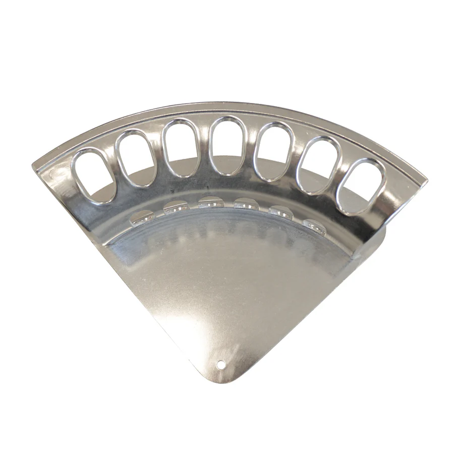 Wandschlauchhalter_417x187mm_Gr.4_Alu Sirocco Wandschlauchhalter Aluminium – Bild 1