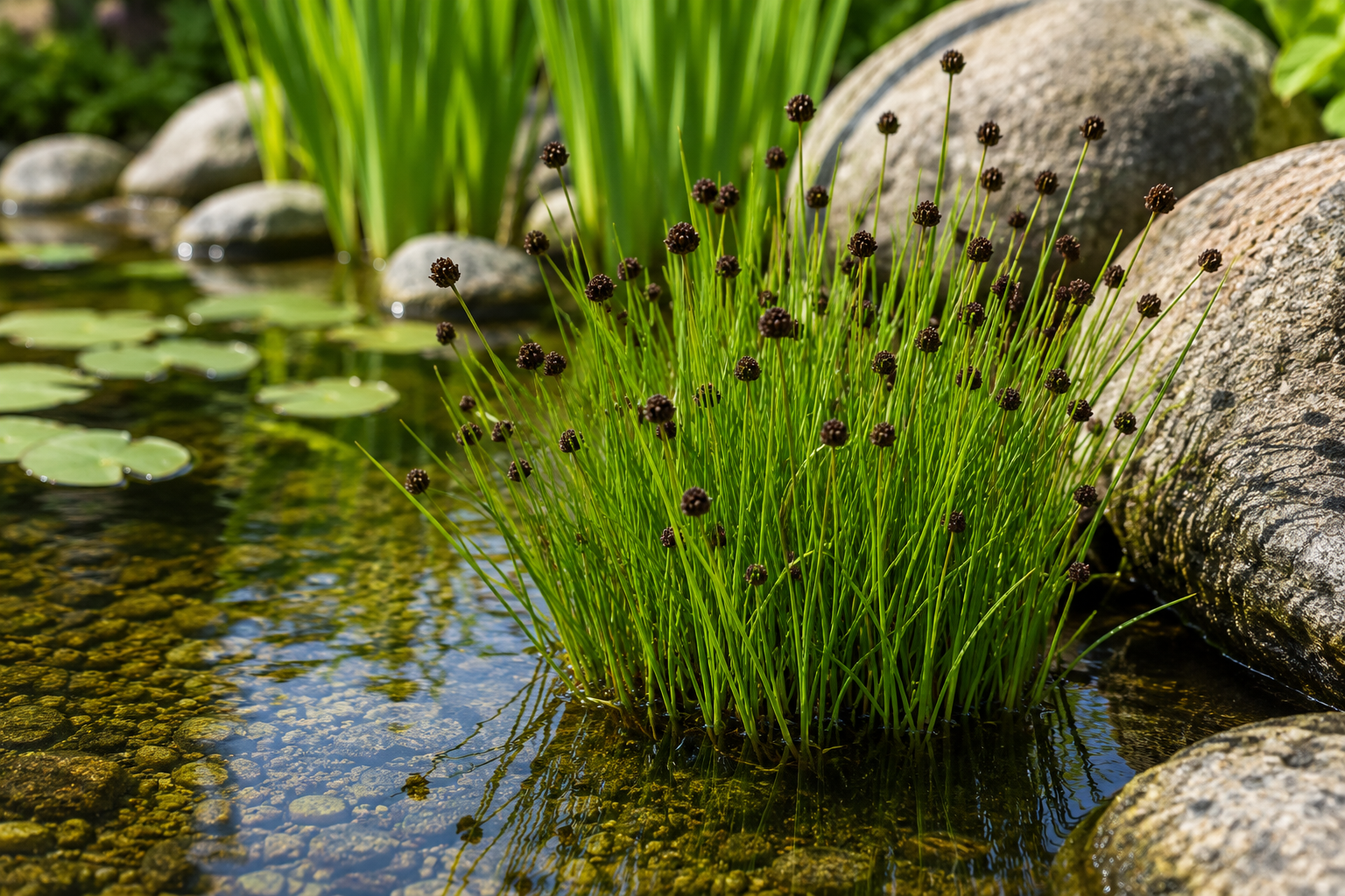 Zwergbinse Wasserpflanze für Gartenteiche online kaufen Zwergbinse - Teichpflanze – Bild 1