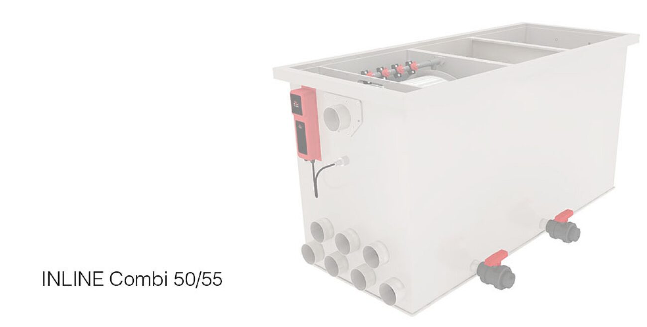 Red Label Trommelfilter Inline Kombi 50/55 – Produktansicht