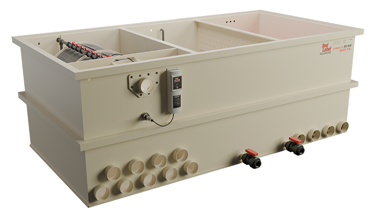 Red Label Trommelfilter Basic Kombi 80/100 XXL – Frontansicht geschlossen