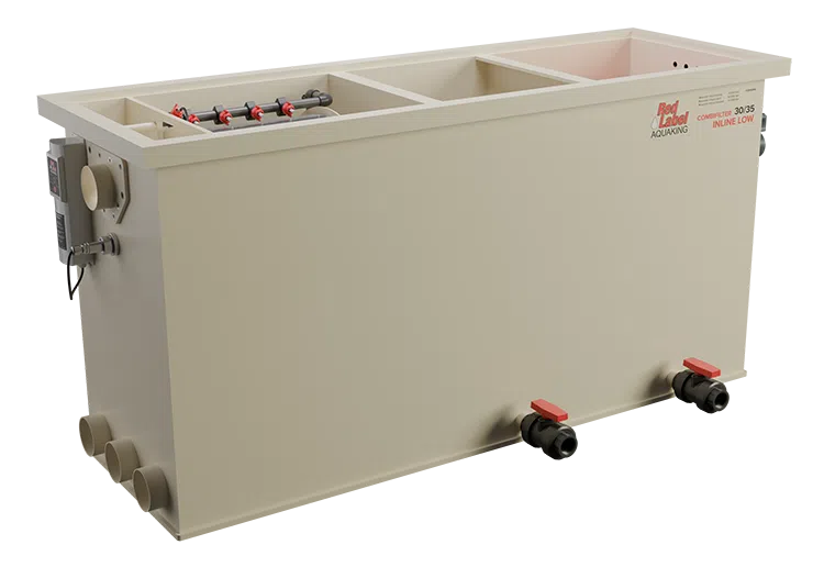 Red Label Trommelfilter Inline Kombi 30/35 – Frontansicht geschlossen Red Label Trommelfilter Inline Kombi 30/35 – Frontansicht geschlossen