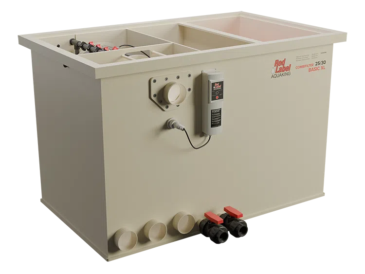 Red Label Trommelfilter Basic Kombi 25/30 XL – Frontansicht geschlossen Red Label Basic Kombi 25/30 XL